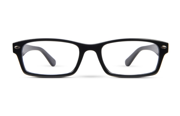 Armação de óculos retangular