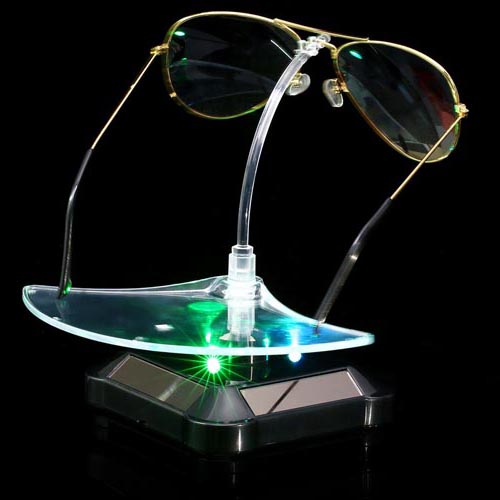 OM+ Glasses Frame manufacturer solar showcase LED SG-005